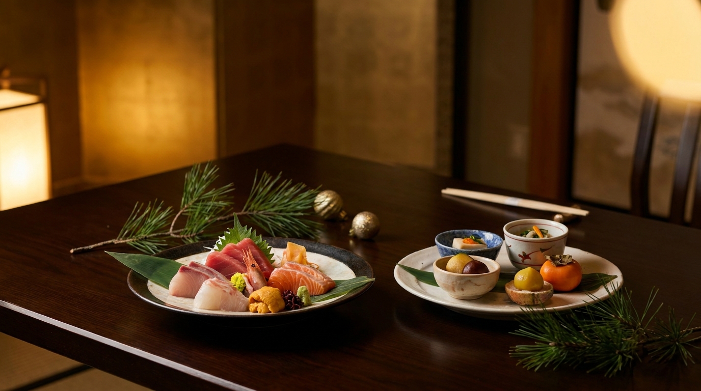 聖なる夜に彩りを。鮮や一夜が贈る至高のクリスマス特別逸品料理
