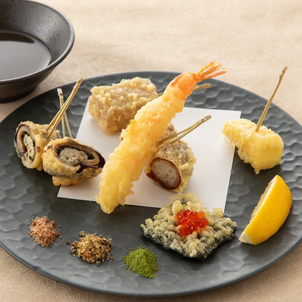 大人の飲み会にぴったりの天ぷらメニューが豊富 | 全席個室 鮮や一夜 岡山本町店